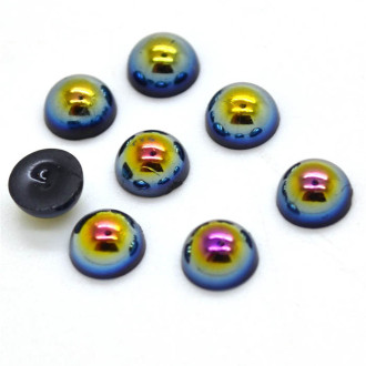 Полубусины акриловые АВ 8 мм +-200 шт. Черный