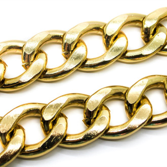 Цепь Фурнитура для сумок 24х20 мм Золото_А308