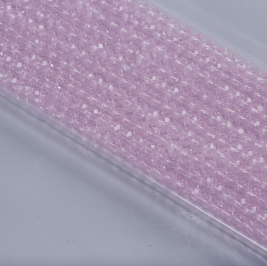 Намистини Swarovski огранювання рондель 2,5х2 мм Ø 0,5 мм 170 шт. Рожевий 025