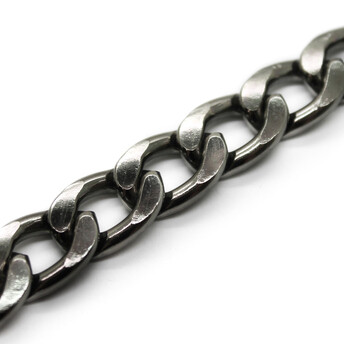 Цепь Фурнитура для сумок 16х11 мм Цвет Черный (Цена за 1 метр)_А295