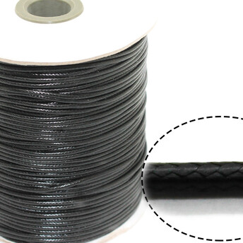 Шнур полиэстер 1,5 мм +-180 м Черный