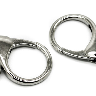 Карабин 33 мм в упаковке 1шт Платина