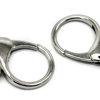 Карабин 33 мм в упаковке 1шт Платина