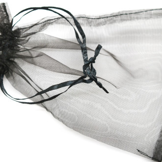 Подарочный мешочек из органзы 10х15 см (+-5 мм) 1 шт. Черный