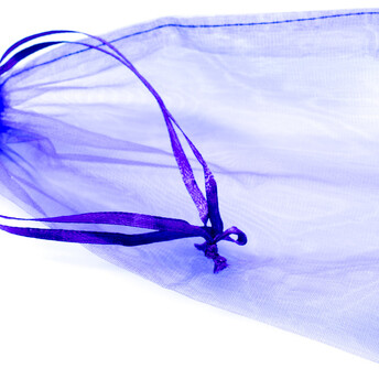 Подарочный мешочек из органзы 9х12 см (+-5 мм) 1 шт. Синий