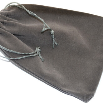 Подарочный мешочек из бархата 7х9 см (+-5 мм) 1 шт. Серый