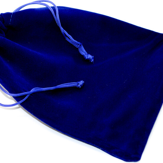 Подарочный мешочек из бархата 10х12 см (+-5 мм) 1 шт. Синий