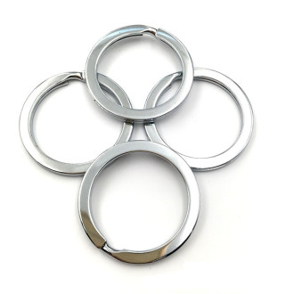 Основа для брелка кольцо 30 мм 10 шт. Цвет Платина