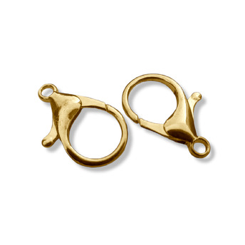 Карабин 33 мм в упаковке 1шт Золото