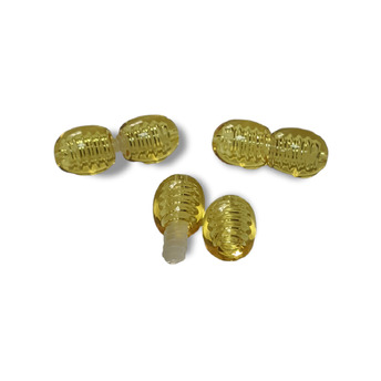 Замок закрутка Янтарный 16х7 мм 5 шт._100