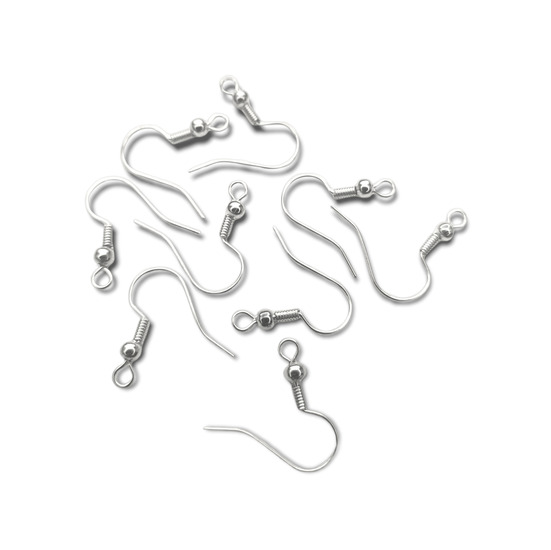 Швензы "ходовые" 18х18 мм 100 пар серебро