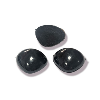 Носики для игрушек клеевые 16x20 мм +-30 шт. Черный