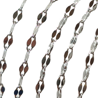 Цепь из нержавеющей стали 2 мм Платина