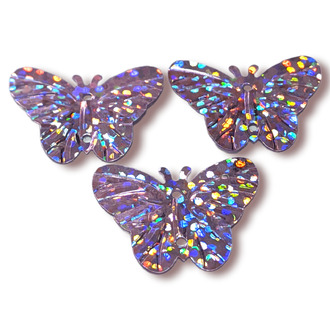 Пайетки бабочка 22х18 мм 25 г Розовый