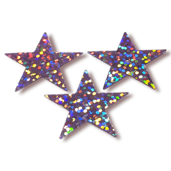 Пайетки звездочка 28х27 мм 25 г Розовый