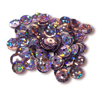 Пайетки круглые 7 мм 25 г Розовый