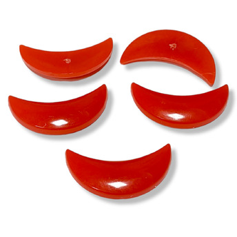 Пластиковые губки без крепления 25х14 мм +-20 шт. Красный