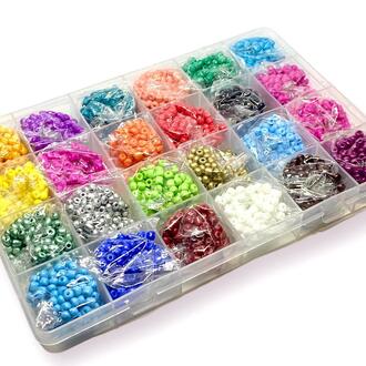 Набор для изготовления украшений № 33 185 мм х 125 мм х 20 мм 4800 шт.