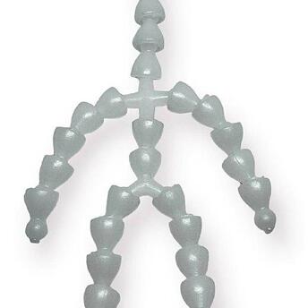 Каркас для игрушек гибкий Скелет для кукол и мишек 10 см