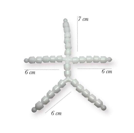 Каркас для игрушек гибкий Скелет для кукол и мишек 15 см
