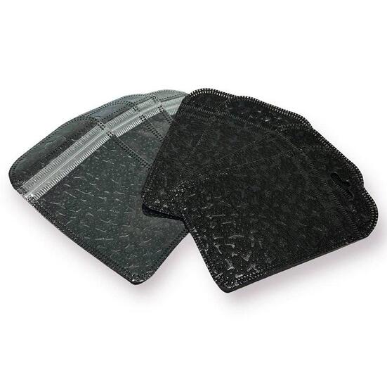 Пакет Zip- lock для изделий, Полупрозрачный, цвет черный , размер 7х11 см, в уп. +-50 шт