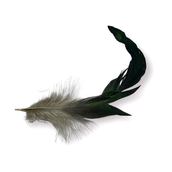 Перья куриные 10-15 см 20 шт. _ПДД 004