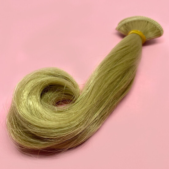 Волосы для кукол Kerr Ye Luoli прямые каре Русый (№ 10) длина 15 см