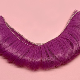 Волосы для кукол короткие Фуксия (№ 39) длина 5 см