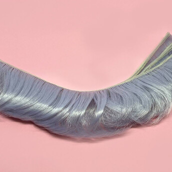 Волосы для кукол короткие Лиловый (№ 6) длина 5 см