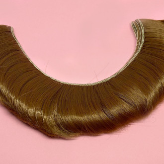 Волосы для кукол короткие Светлый Каштан (№ 12) длина 5 см