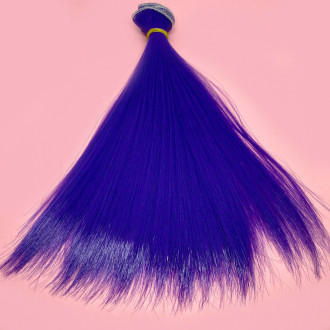 Волосы для кукол прямые Фиолетовый (№ 35) длина 20 см