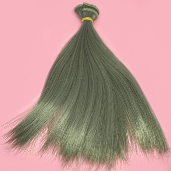 Волосы для кукол прямые Пепельный (№ 19) длина 20 см