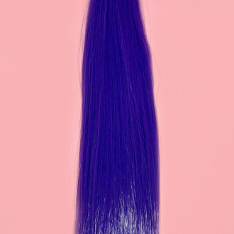 Кукольный парик прямые волосы Фиолетовый (№ 35) длина 25 см