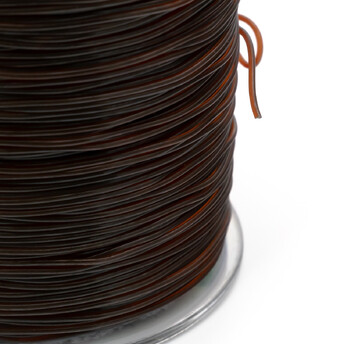 Резинка силиконовая 0,6 мм Коричневый примерно 300 м