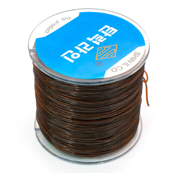 Резинка силиконовая 1 мм Коричневый примерно 100 м