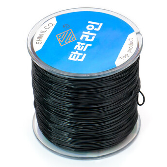 Резинка силиконовая 0,8 мм Черный примерно 150 м