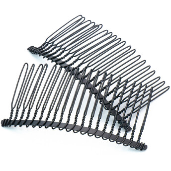 Основа для гребешка 20 зубчиков 80х37 мм Черный 1 шт.