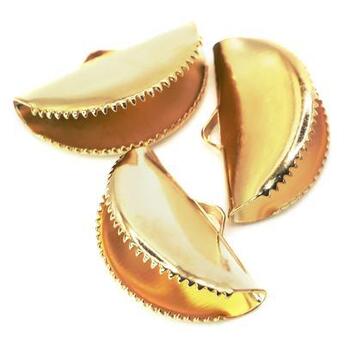 Окончание зажим для лент 20х13 мм Золото +-30 шт.