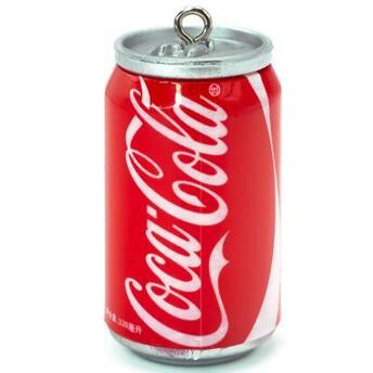 Подвеска, брелок в виде банки CocaCola, размер 45х23мм, 1шт.