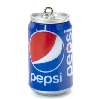 Подвеска, брелок в виде банки Pepsi, размер 45х23мм, 1шт.
