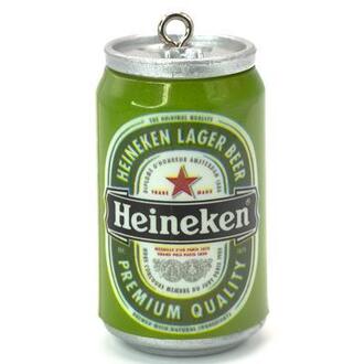 Подвеска, брелок в виде банки Heineken, размер 45х23мм, 1шт.