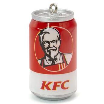 Подвеска, брелок в виде банки KFS, размер 45х23мм, 1шт.