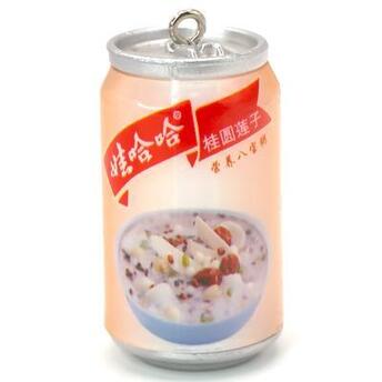 Подвеска, брелок в виде банки Breakfast, размер 45х23мм, 1шт.