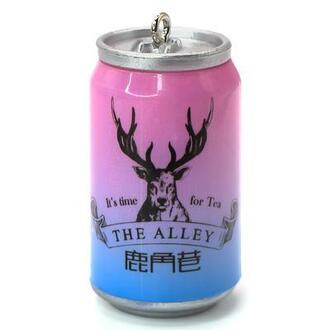 Подвеска, брелок в виде банки The Alley, размер 45х23мм, 1шт.