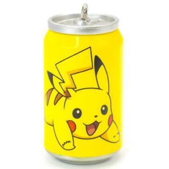 Подвеска, брелок в виде банки Pokemon желтый, размер 45х23мм, 1шт.