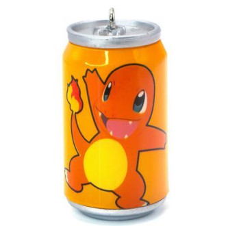 Підвіска, брелок у вигляді банки Pokemon помаранчевий, розмір 45х23мм, 1шт.