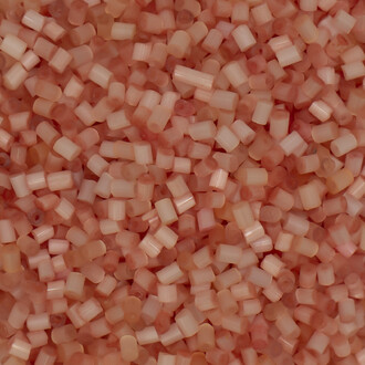 Бисер рубка сатин 2 мм 25 г Оранжевый