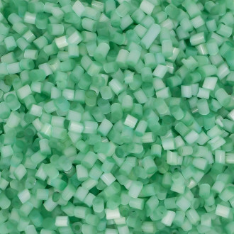 Бисер рубка сатин 2 мм 25 г Зеленый