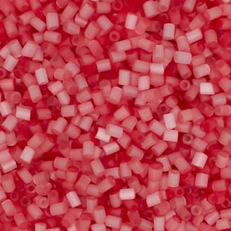 Бисер рубка сатин 2 мм 25 г Красный