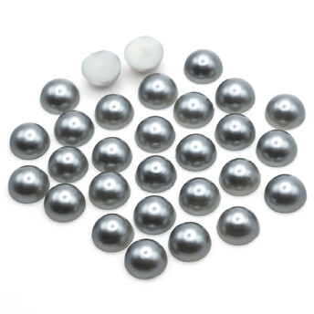 Полубусины акриловые 3 мм +-500 шт. Серый